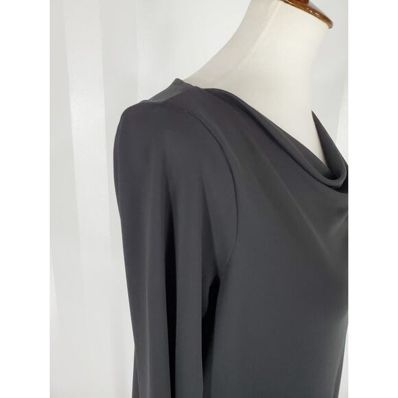 LIZ CLAIBORNE Women's Black Long Sleeve Blouse Sz L - Picture 6 of 10